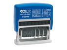 COLOP Datumstempel mini info-dater S120/WD 1453100200 blau/grau