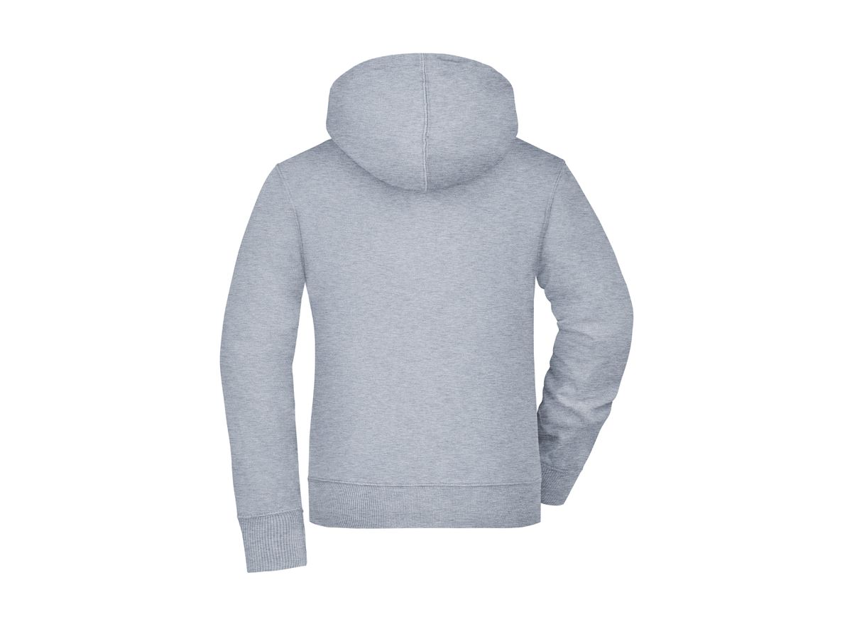 JN Ladies Hooded Jacket JN053 80%BW/20%PES, grey-heather, Größe L