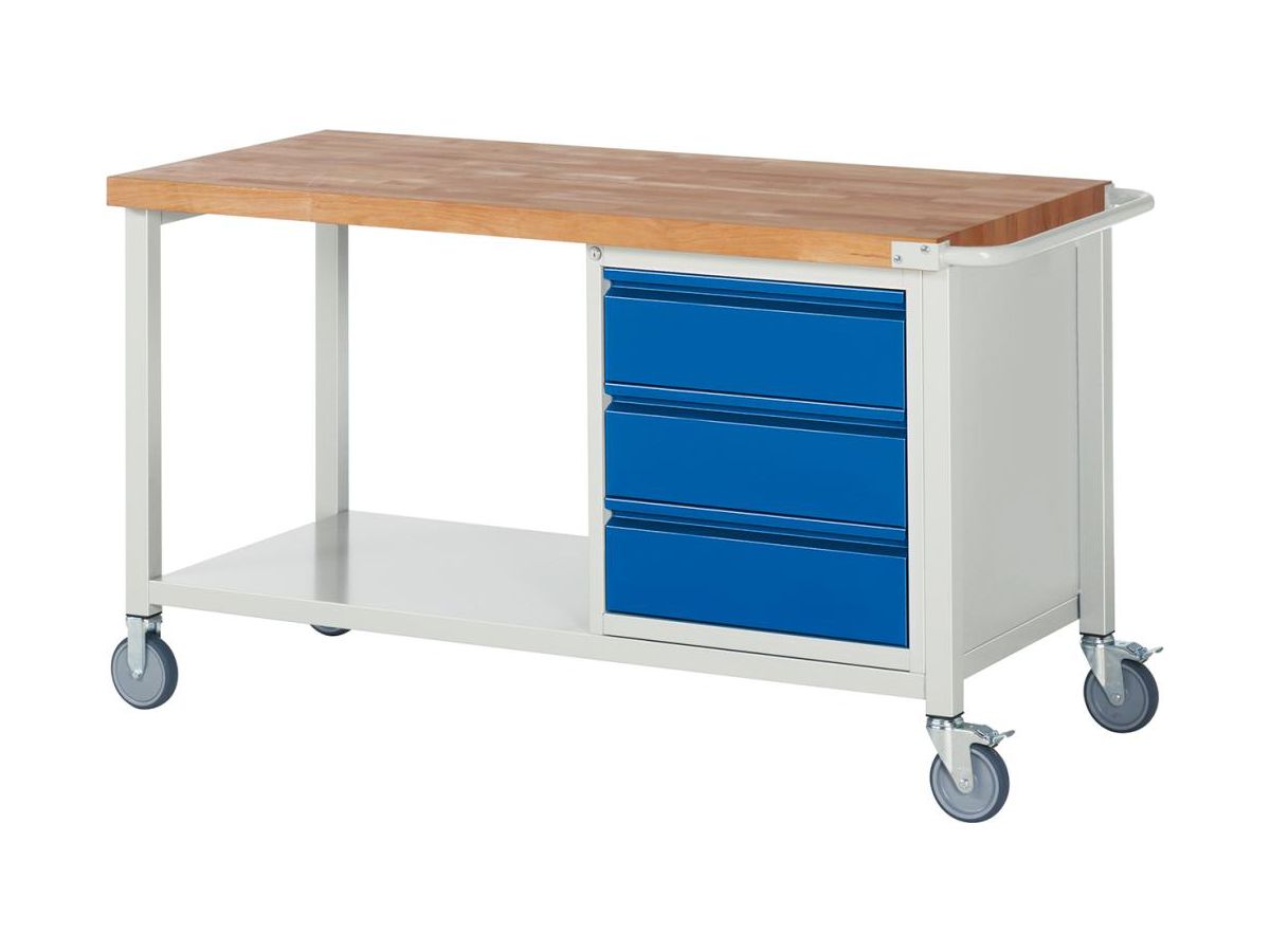 Fahrbare Werkbank Standard BASIC 8157l6, B1500xT700xH880