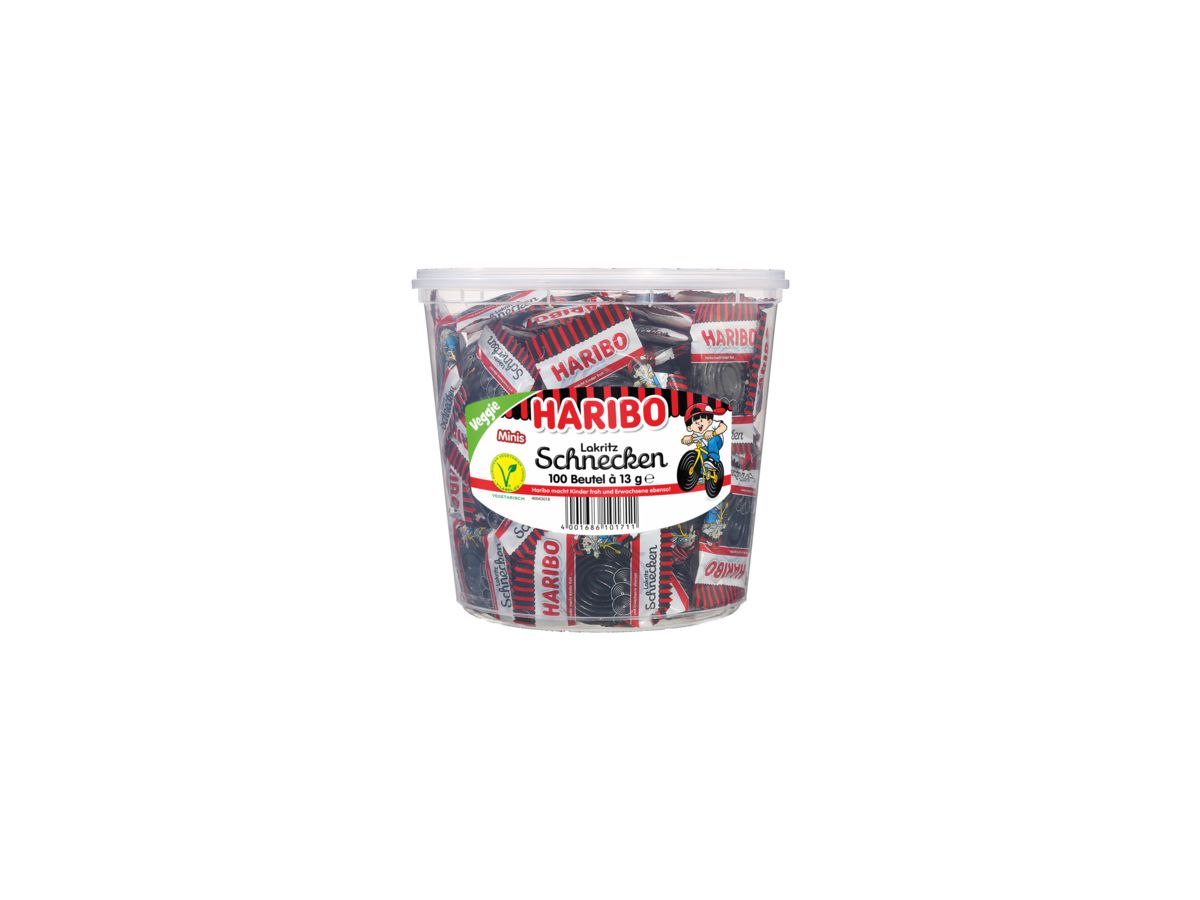 HARIBO Lakritz Rotella 721243 Minibeutel 100 St./Pack.
