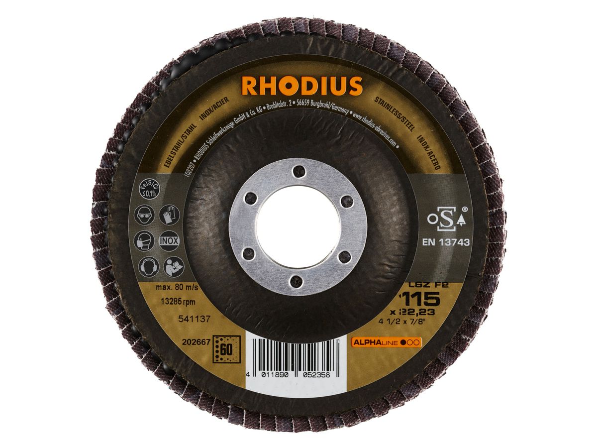 Lamellenschleifsch.LSZ F2 115mm K 60        Rhodius