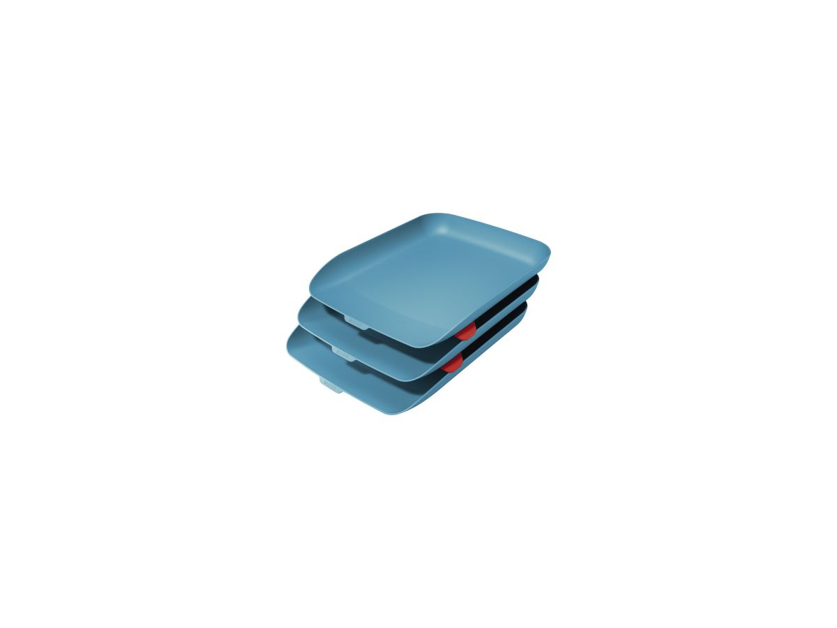Leitz Briefkorb Cosy 53582061 A4 PS blau 3 St./Pack.