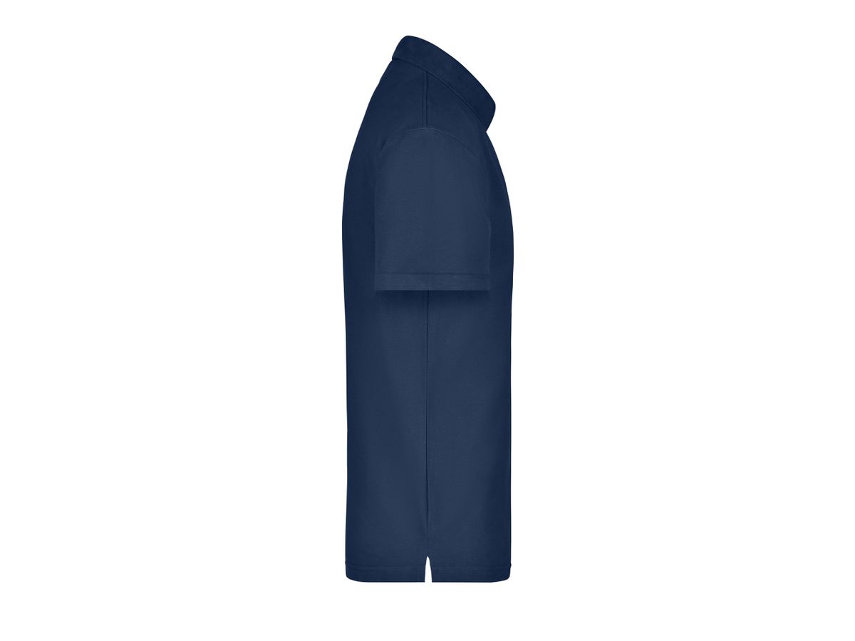 JN Polo-Piqué Pocket JN026 60%BW/40%PES, navy, Größe S