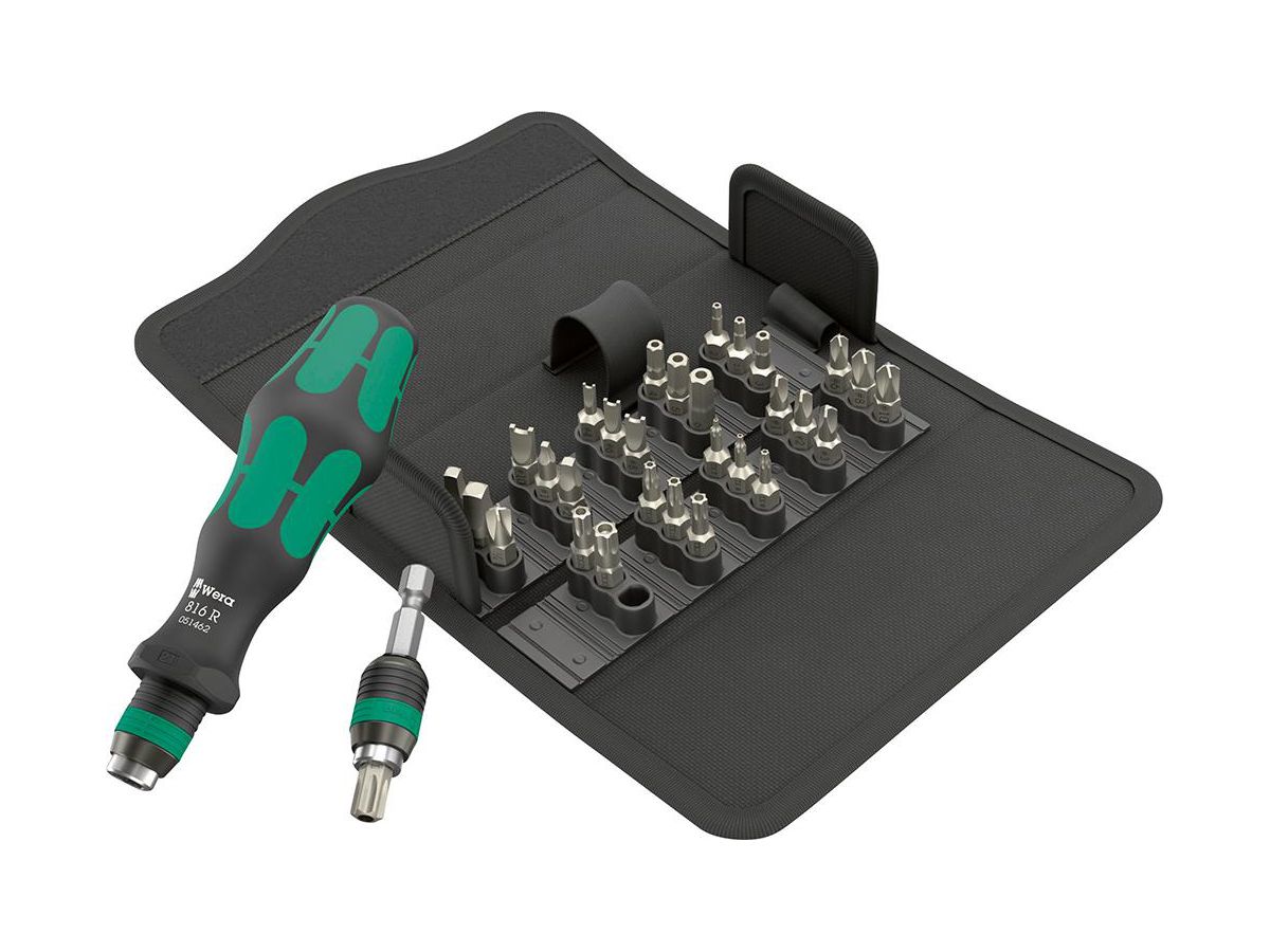 WERA Bit-Set Kraftform Kompakt 71 Secutirity, 32-tlg., 05057114001