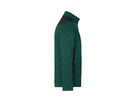 JN Herrenfleece Jacke JN862 dark-green-melange/black, Größe M