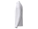 Men´s Sports Shirt Longsleeve white/silber  JN 498 Gr. XL