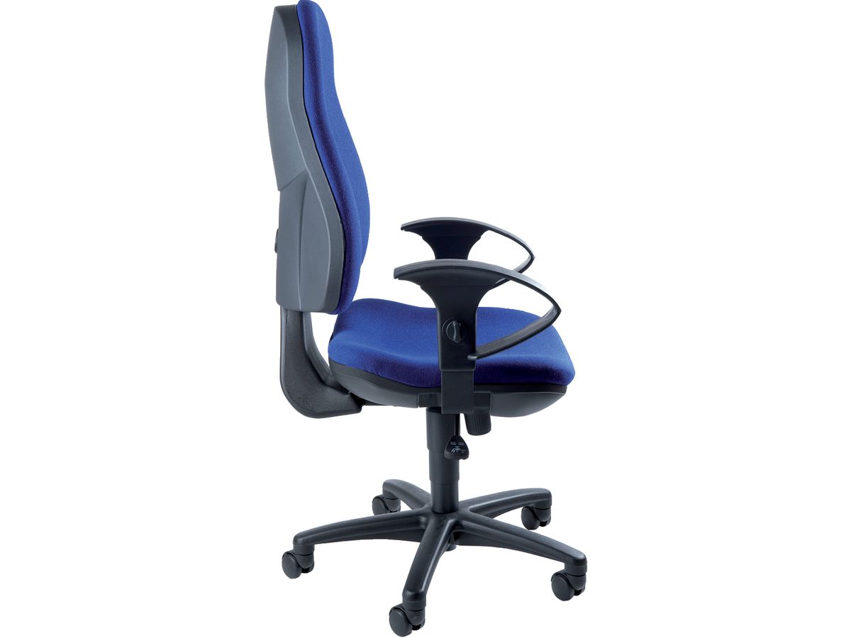 Drehstuhl Support Synchro royalblau