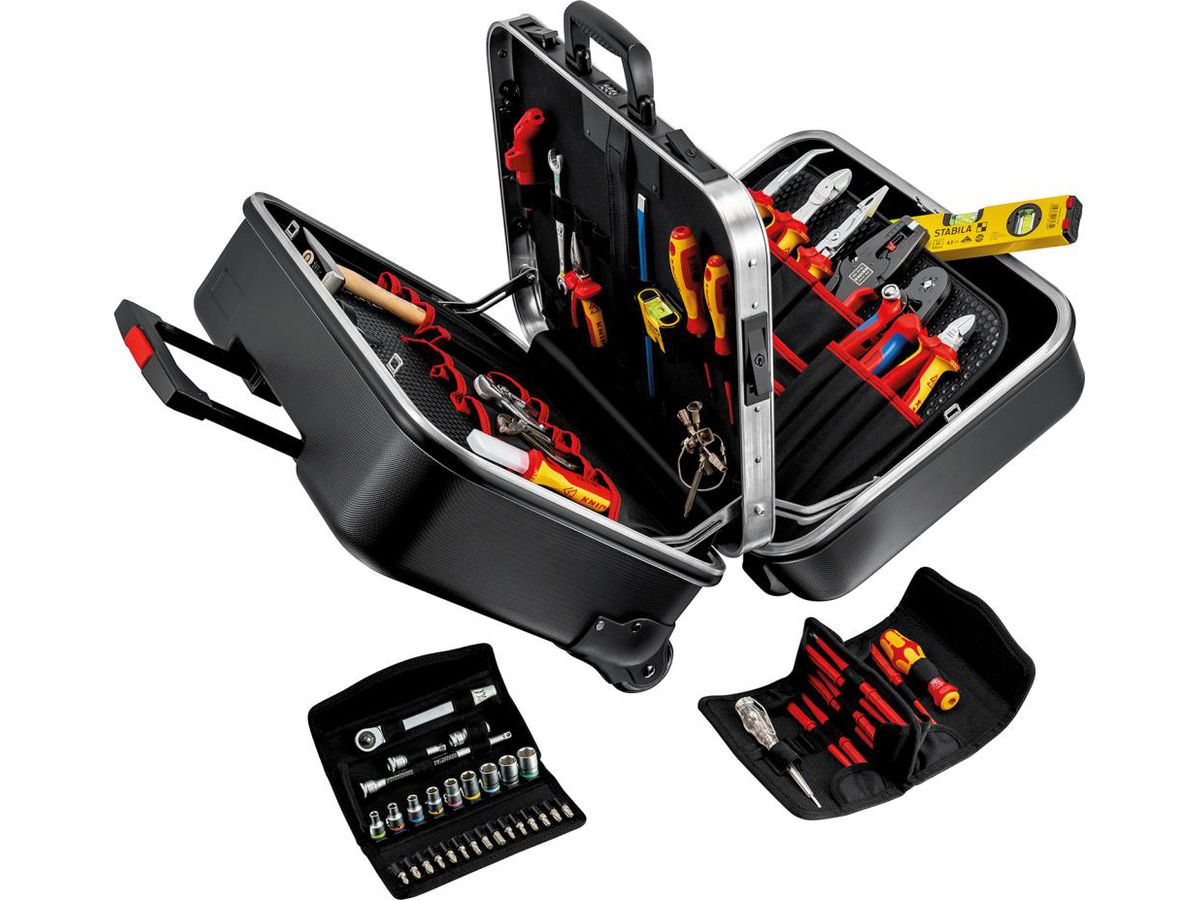 KNIPEX Werkzeugkoffer "BIG Twin Move" Elektro 525 mm, 00 21 41