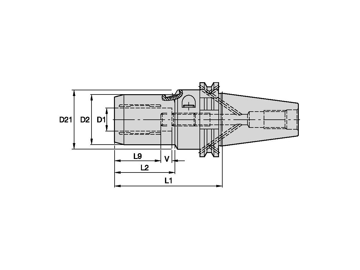 ERICKSON DV40BHC06150M DV40B HYDRAULIC CHUCK D06