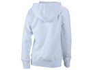 JN Ladies Hooded Jacket JN053 80%BW/20%PES, white, Größe S