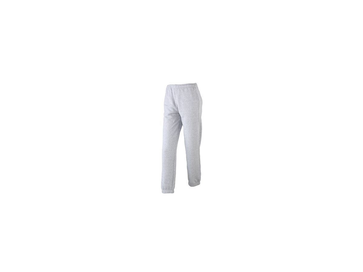 JN Junior Jogging Pants JN036K 80%BW/20%PES, grey-heather, Größe XL
