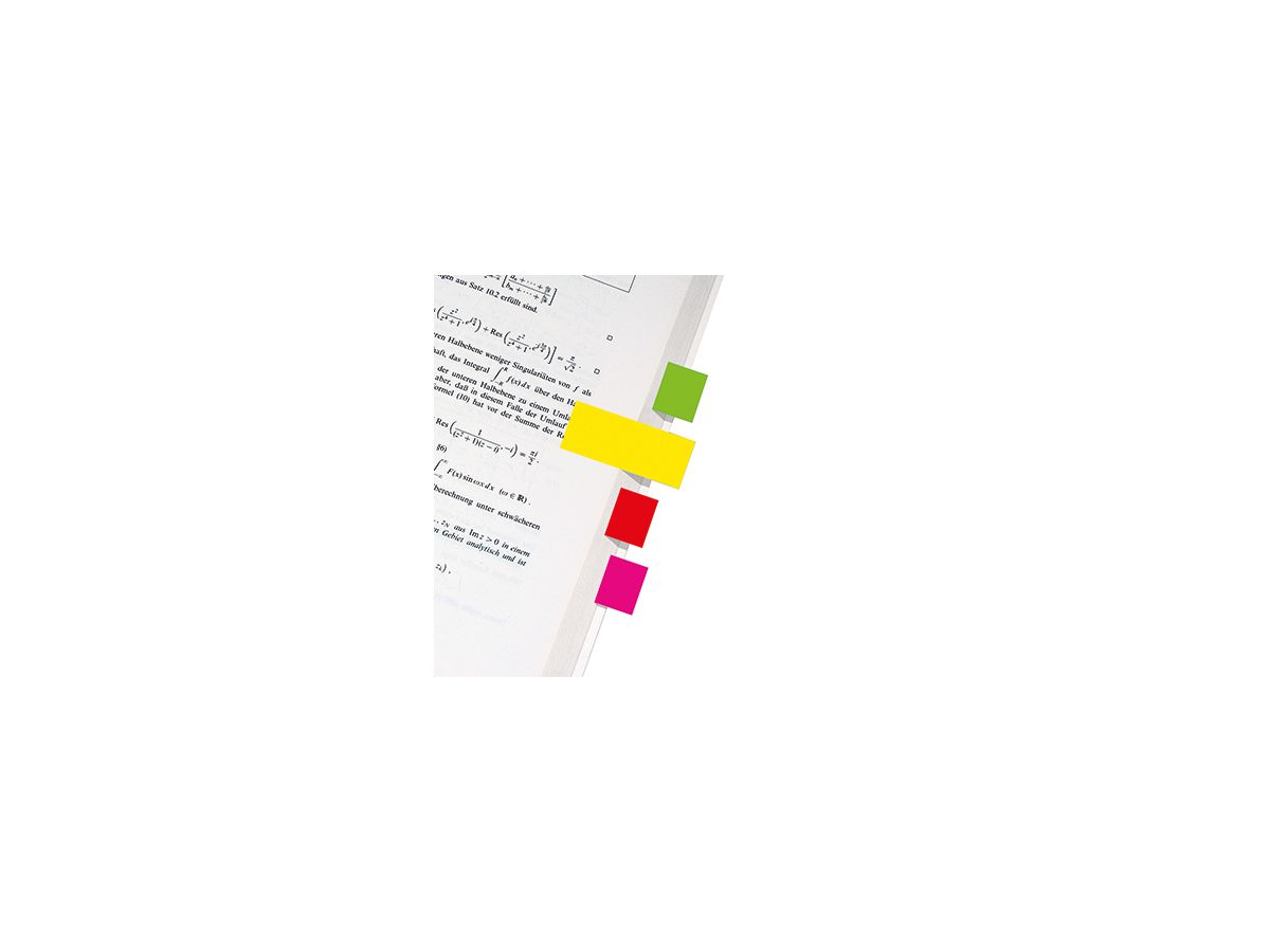 Sigel Haftmarker Neon HN650 50x100mm farbig sortiert 5 St./Pack
