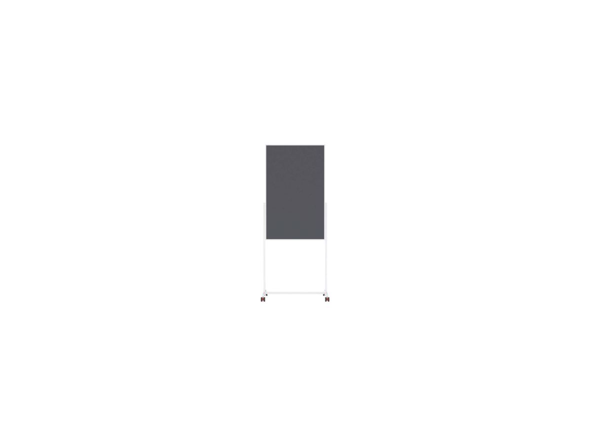 Magnetoplan Moderationswand 11112101 75x120cm Filz grau