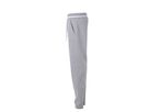 JN Ladies' Jog-Pants JN779 grey-heather/white, Größe M