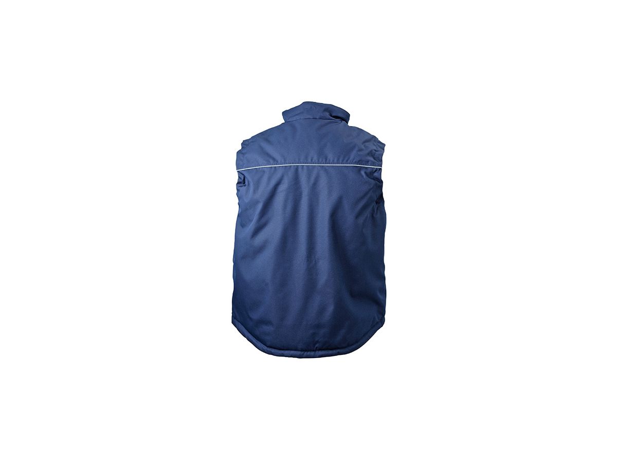 JN Workwear Vest JN813 100%PES, navy, Größe M