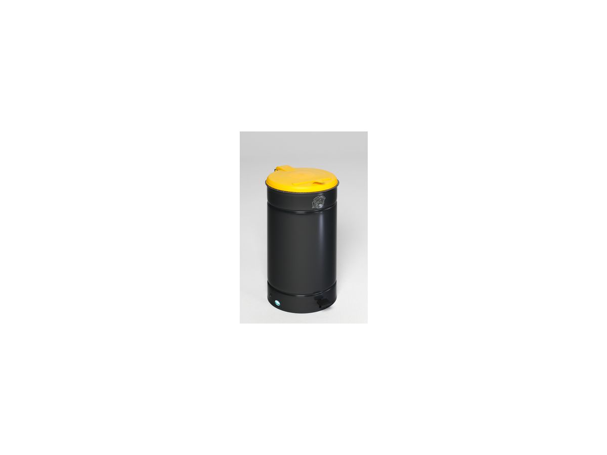 Abfallbehälter m.Pedal H700 mm D450 mm anthrazit