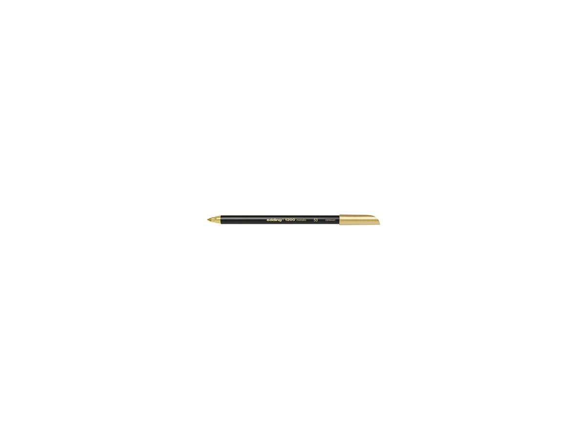 edding Fasermaler 1200 metallic color pen 4-1200053 1-3mm gold