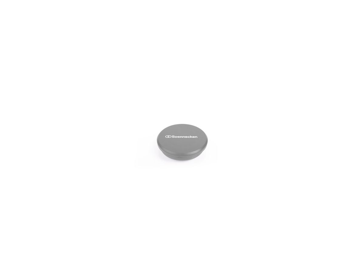 Soennecken Magnet 4807 rund 32mm grau 10 St./Pack.