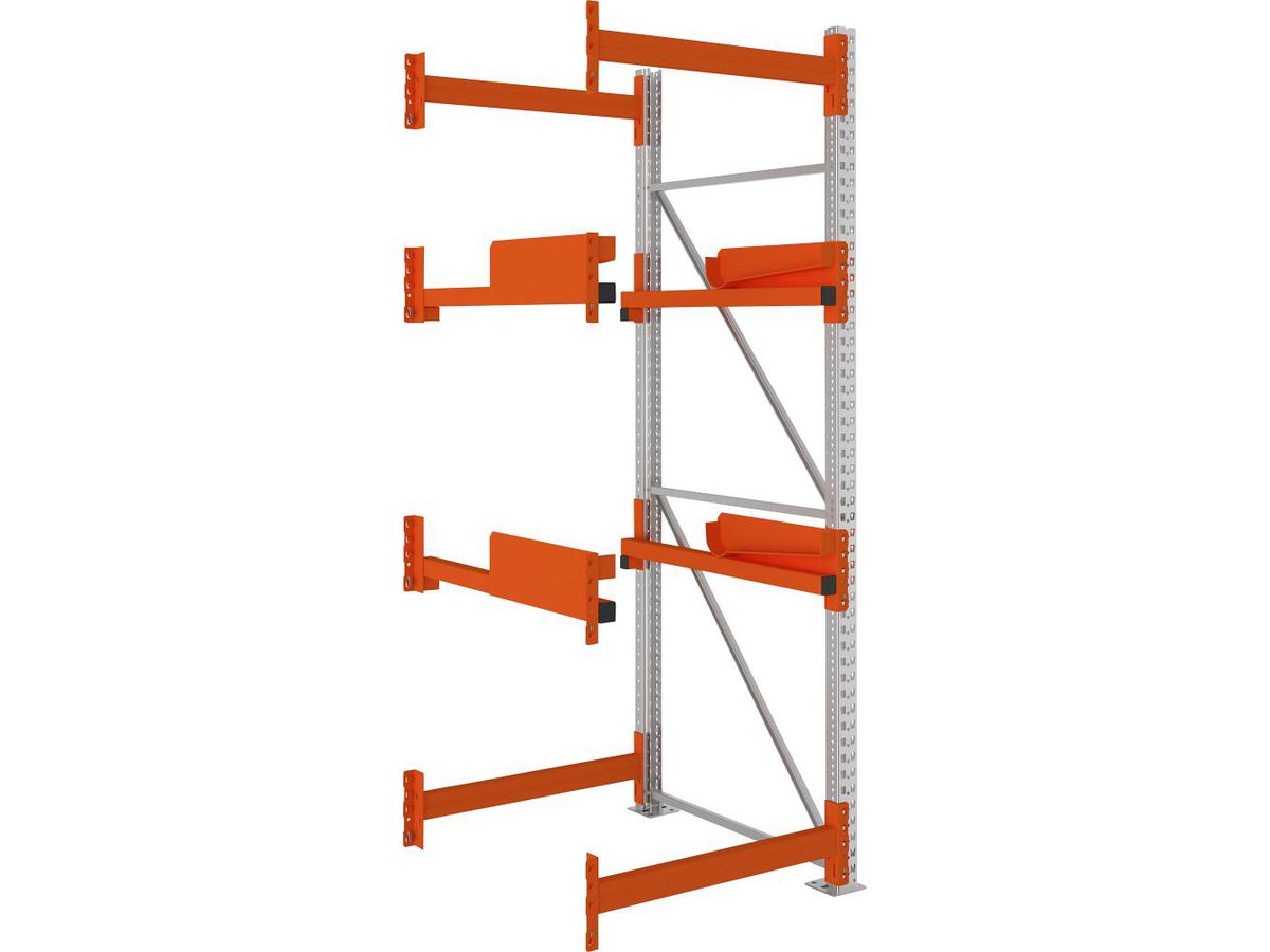 META Kabeltrommelregal Feldlast 4000kg Anbaufeld Verzinkt B900Xt1100Xh2700 mm