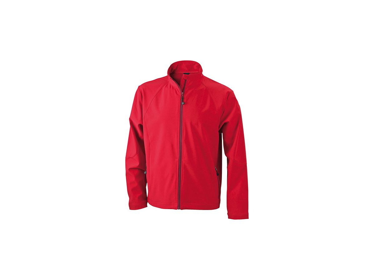 JN Mens Softshell Jacket JN1020 90%PES/10%EL, red, Größe S