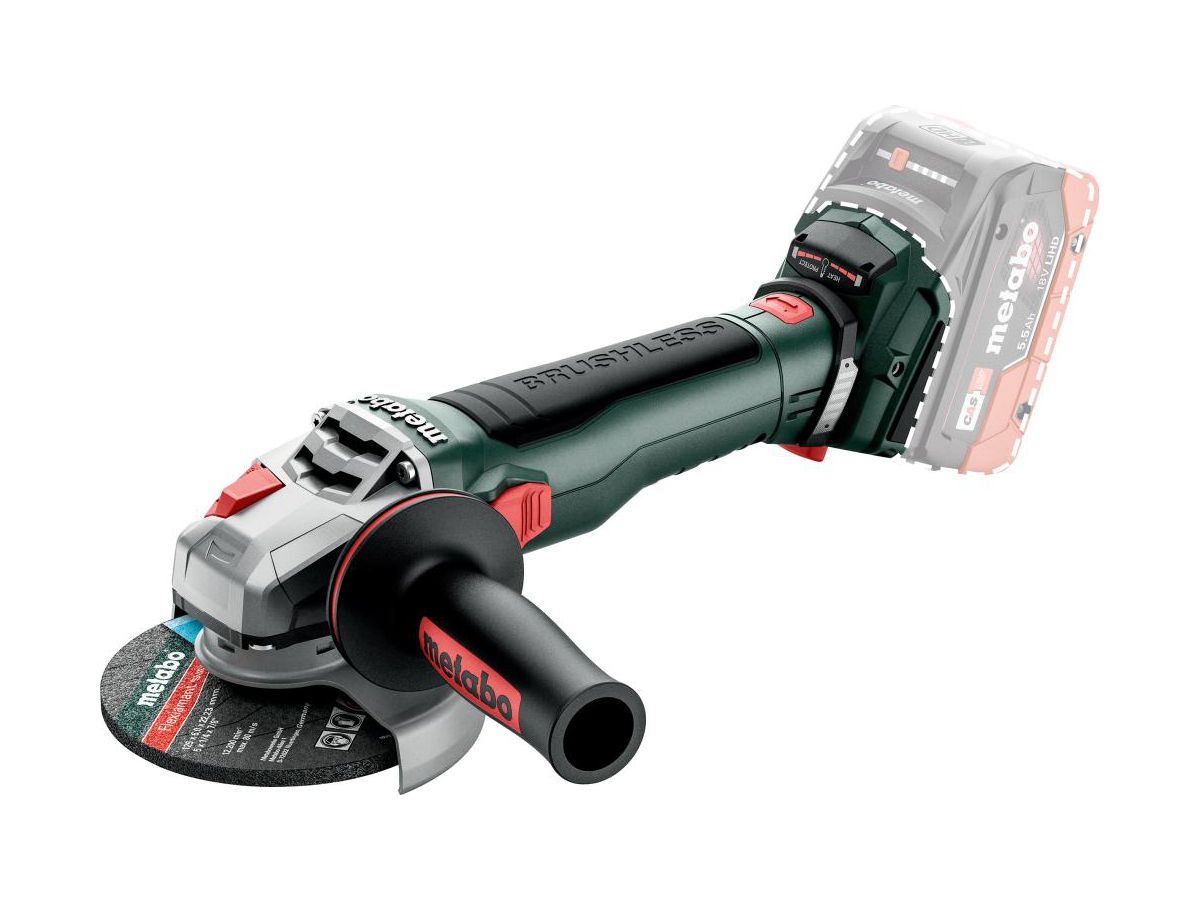 METABO Akku-Winkelschleifer WB 18 LT BL 11-125 Quick SE, solo