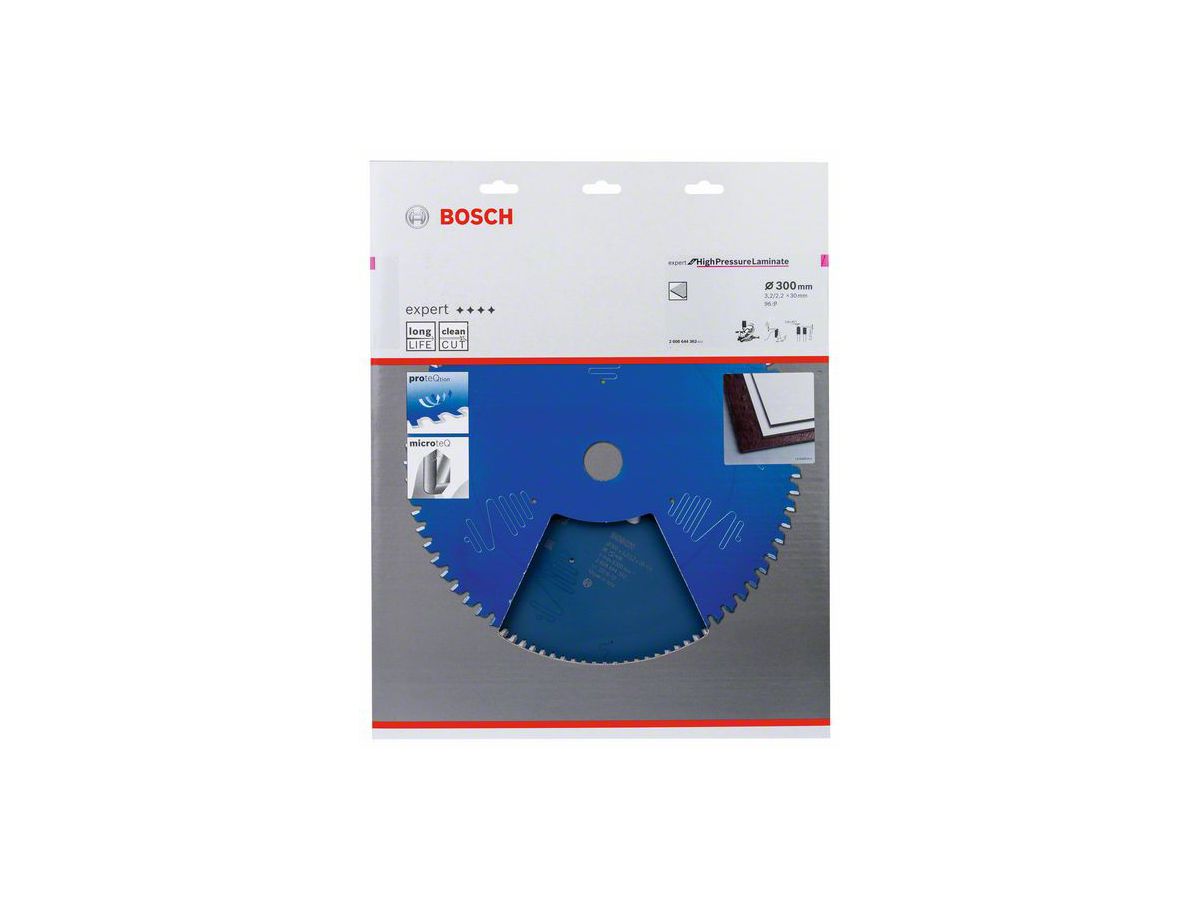 BOSCH Kreissägeblatt Expert for High Pressure Laminate, 300x30x3,2/2,2 mm, 96