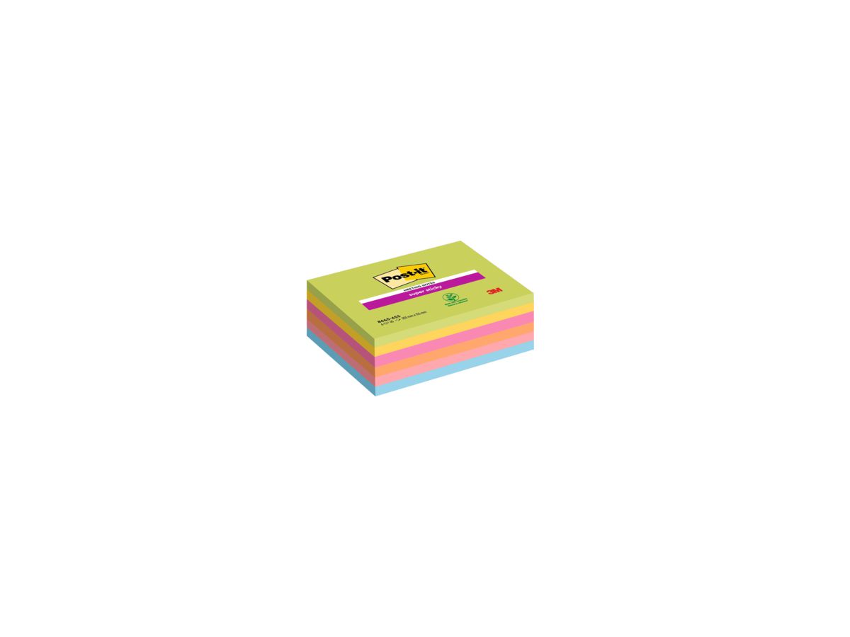 Post-it Haftnotiz Meeting Notes 8645-6SS-EU 203x152mm sort. 6x45Bl.