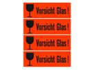 HERMA Hinweisetikett 6750 39x118mm leuchtrot 1.000 St./Pack.