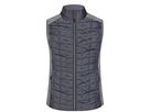 JN Ladies' Knitted Hybrid Vest JN739 light-melange/anthracite-melange Gr. L