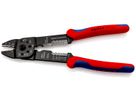 KNIPEX 97 21 215 Crimpzange mit Mehrko.-Hülle schwarz lackiert 230 mm