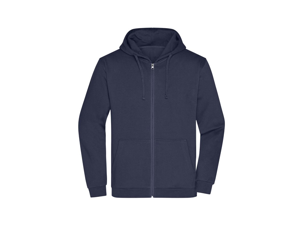 JN Promo Zip Hoody Men JN756 80%BW/20%PES navy Gr. XL