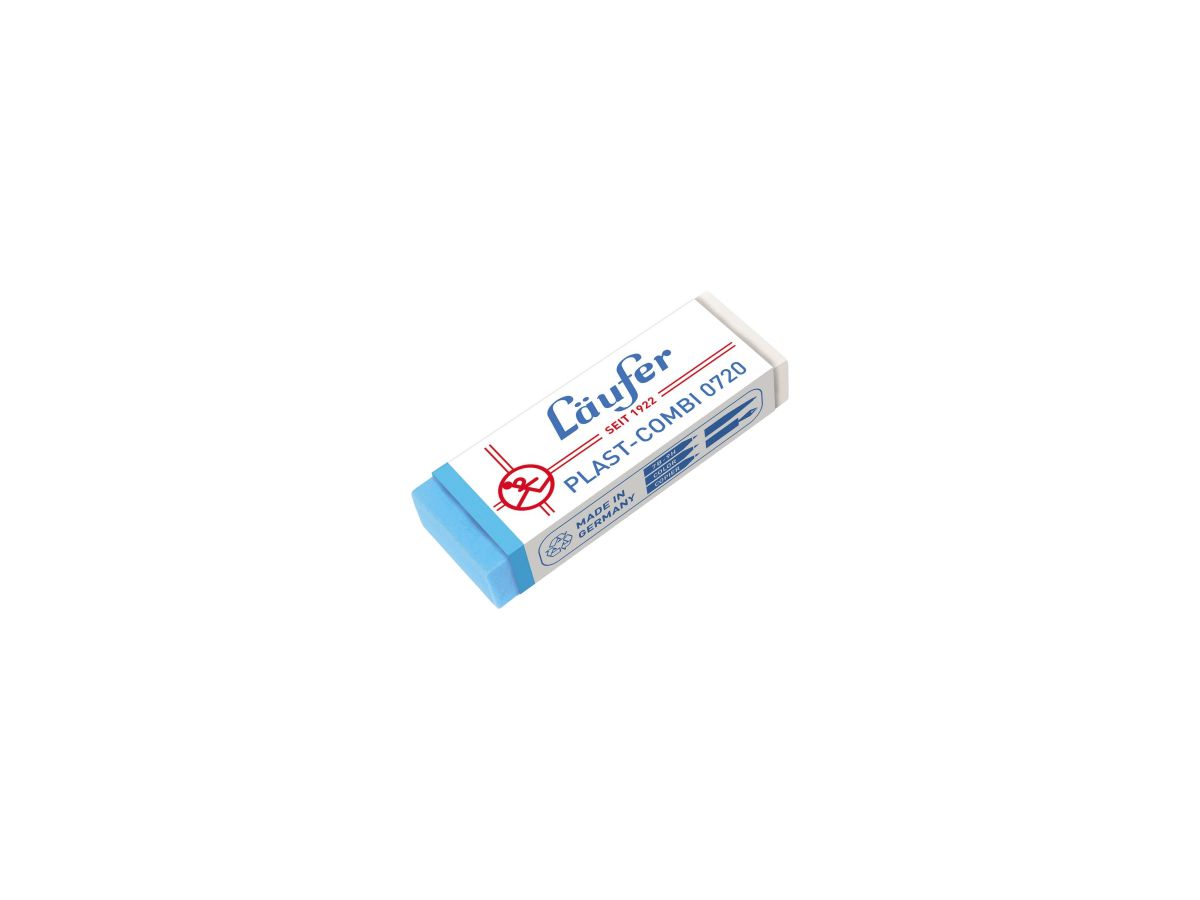 Läufer Radierer Plast-Combi 07200 65x21x12mm