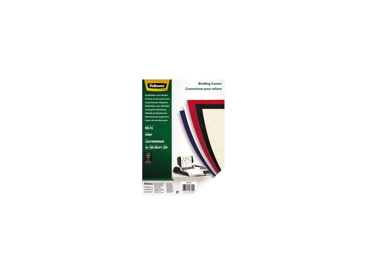 Fellowes Deckblatt Delta 5370004 DIN A4 elfenbein 100 St./Pack.