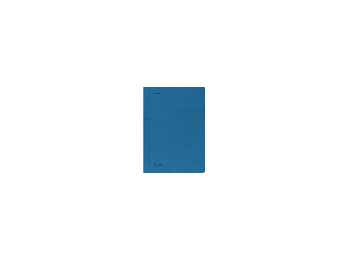 Falken Schnellhefter 80000201 A4 250g/m Manila-RC-Karton blau