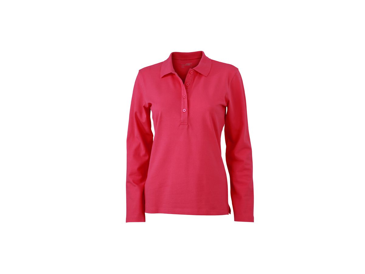 JN Ladies Elastic Polo lang JN180