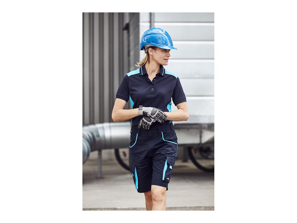 JN Workwear Bermudas - COLOR - JN872 carbon/red Gr. 46