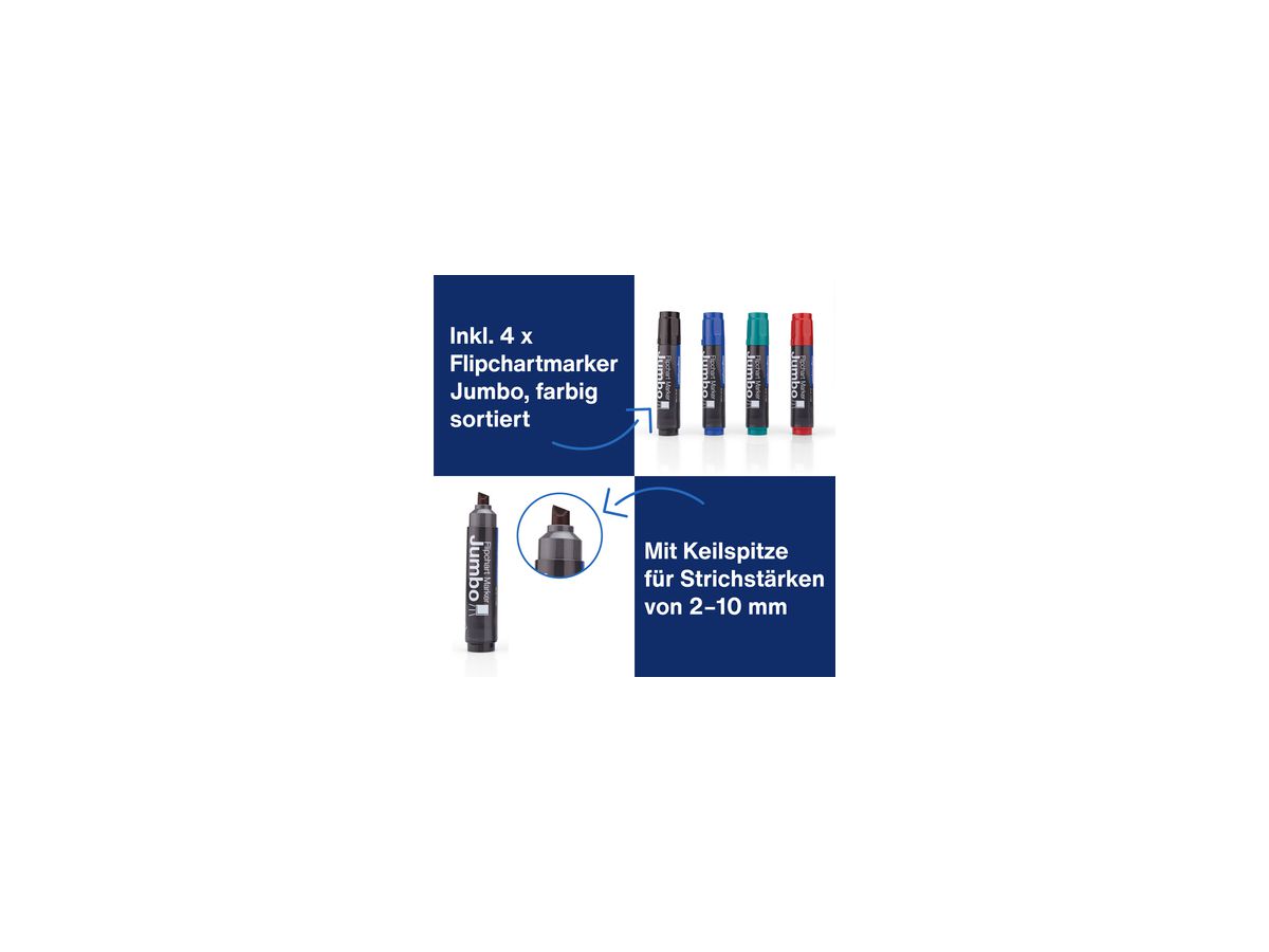 magnetoplan Flipchart Zubehörset 12299F