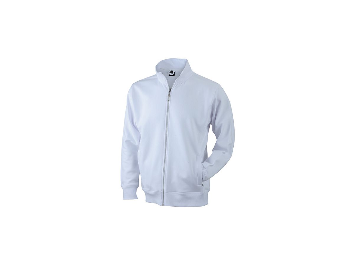 JN Mens  Jacket JN046 80%BW/20%PES, white, Größe 3XL