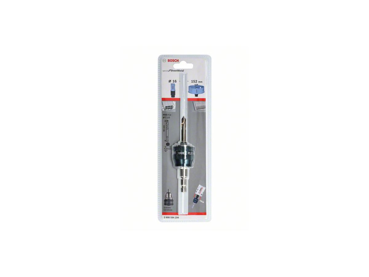 BOSCH PowerChange Plus Adapter HSS-Co, 8,7 mm