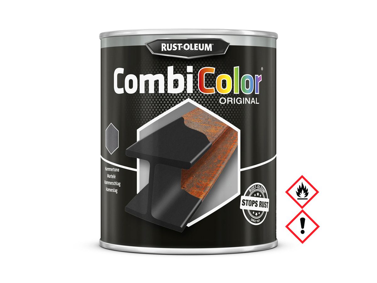 Rust-Oleum Combicolor Metall tiefschwarz 7379.0,75 Ltr. RAL 9005 black