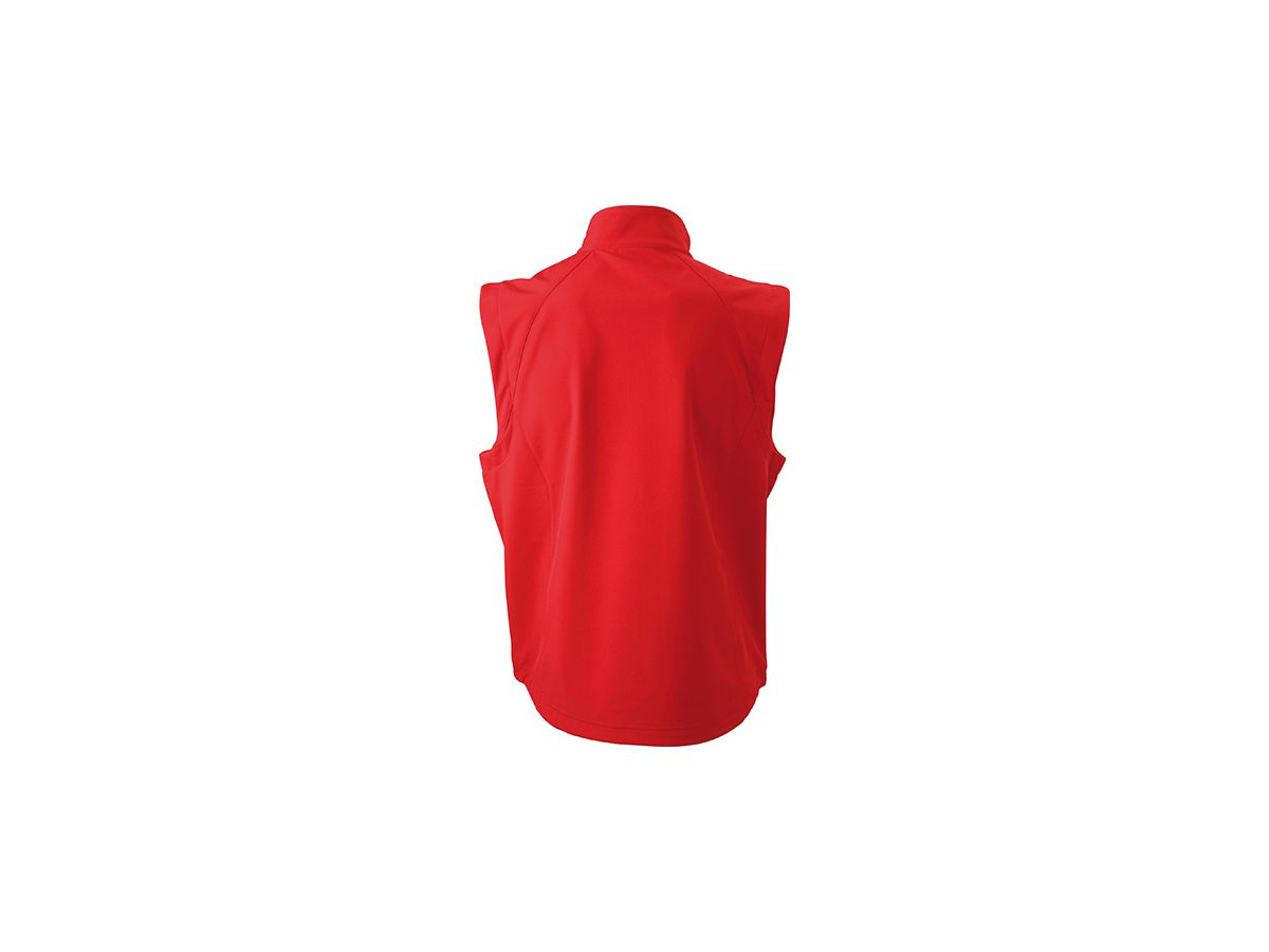 JN Mens  Softshell Vest JN1022 90%PES/10%EL, red, Größe XL