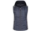 JN Ladies' Knitted Hybrid Vest JN767 light-mel./anthr.-mel., Größe M