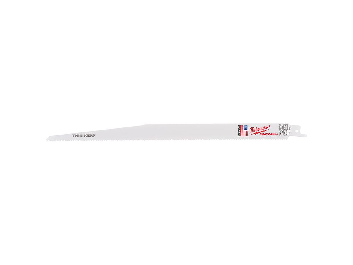 MILWAUKEE Säbelsägeblatt General Purpose 300x3,2/2,1 mm, 8/12 TPI, flexibel