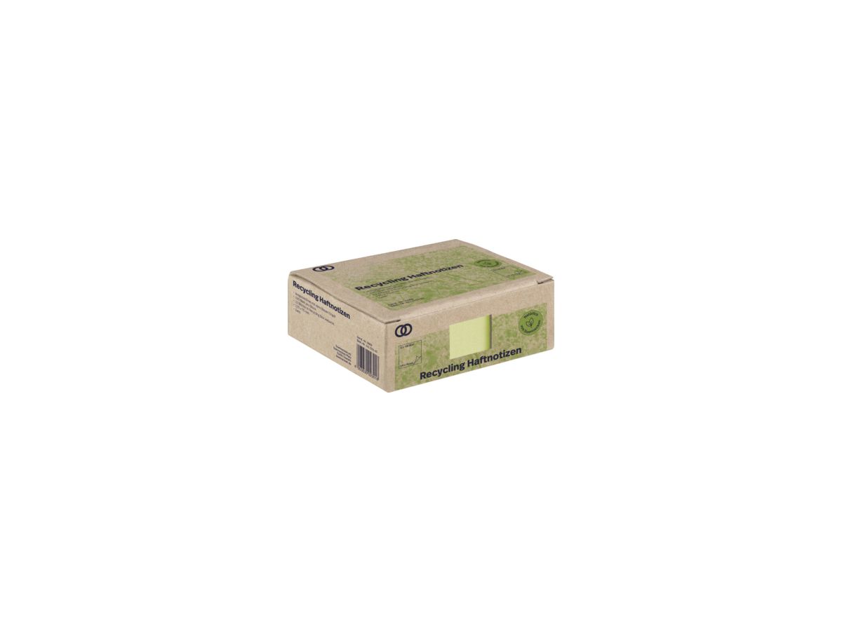Soennecken Haftnotiz oeco 5869 RC 125x75mm 100Bl. gelb 12St.