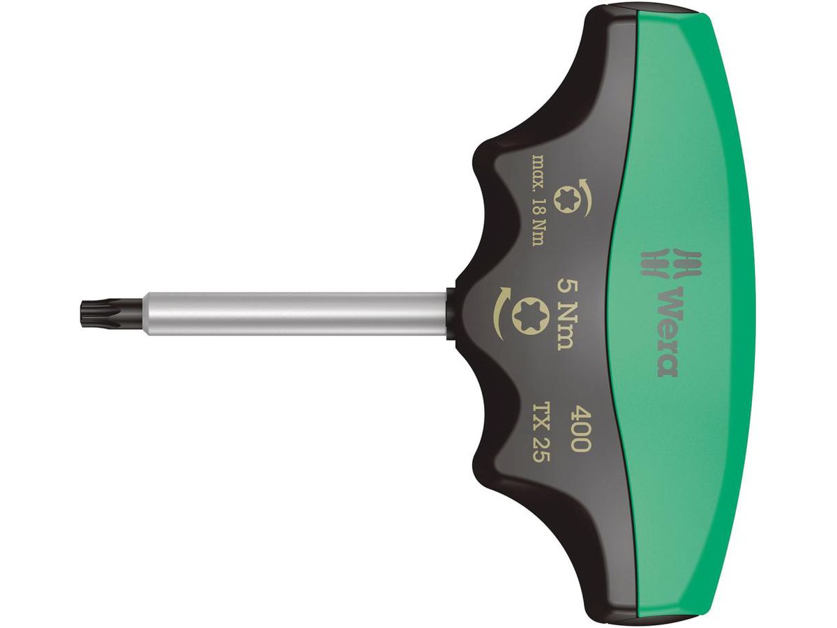 WERA Drehmomentindikator 400 TORX T 25 x 60 mm, 5 Nm, T-Griff