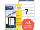 Avery Zweckform Ordneretikett L4760-25 38x192mm ws 175 St./Pack.