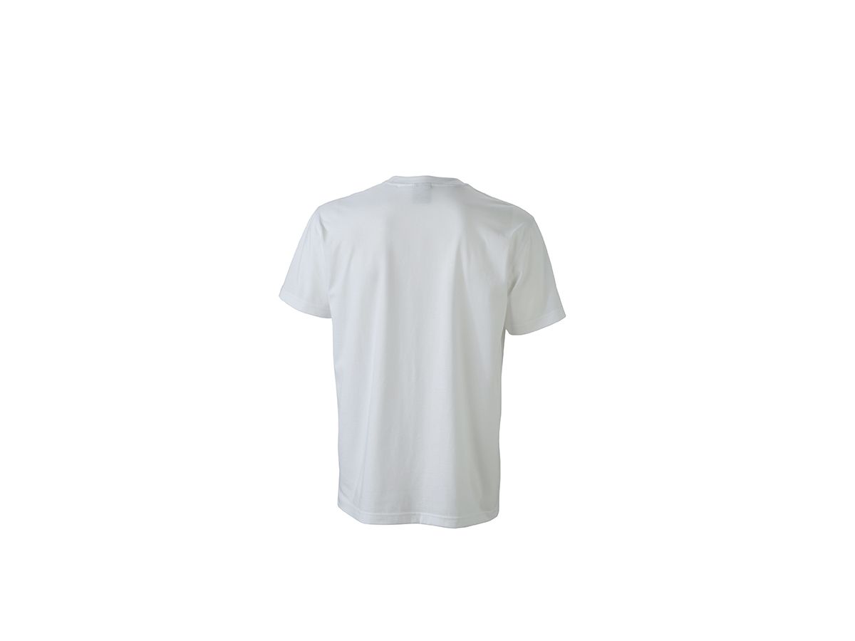 JN Men's Workwear T-Shirt JN838 50%BW/50%PES, white, Größe 6XL