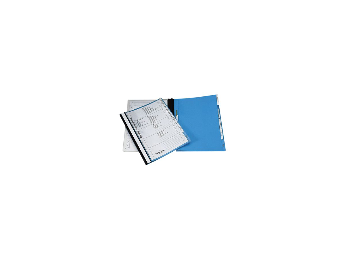 DURABLE Personalhefter 255506 DIN A4 Hartfolie blau