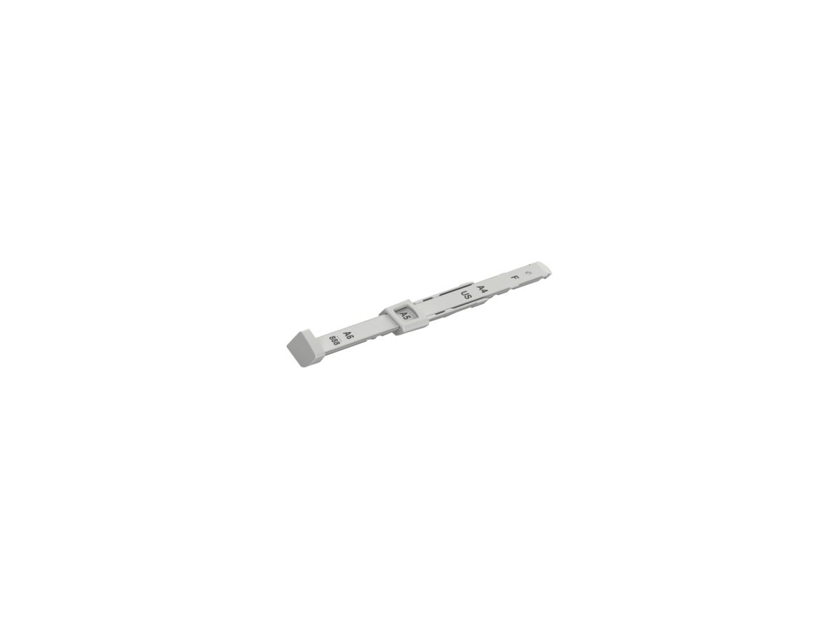 Leitz Anschlagschiene 17290085 grau
