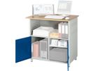 EDV-Tisch 1023, stationär ohne Gehäuse,grau/blau
